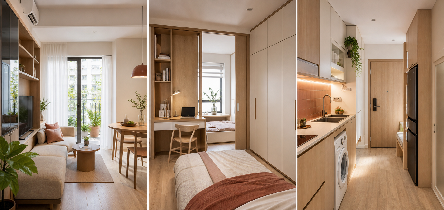 Mẫu nội thất Modern Warm