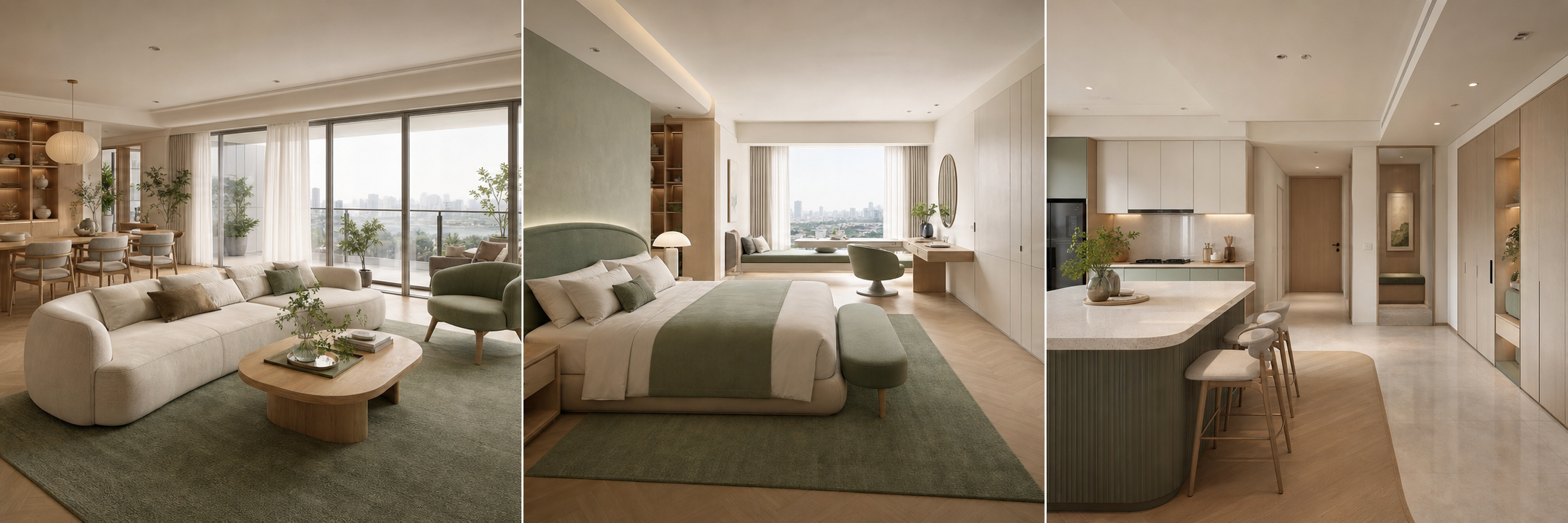Mẫu nội thất Sage Minimal mở rộng